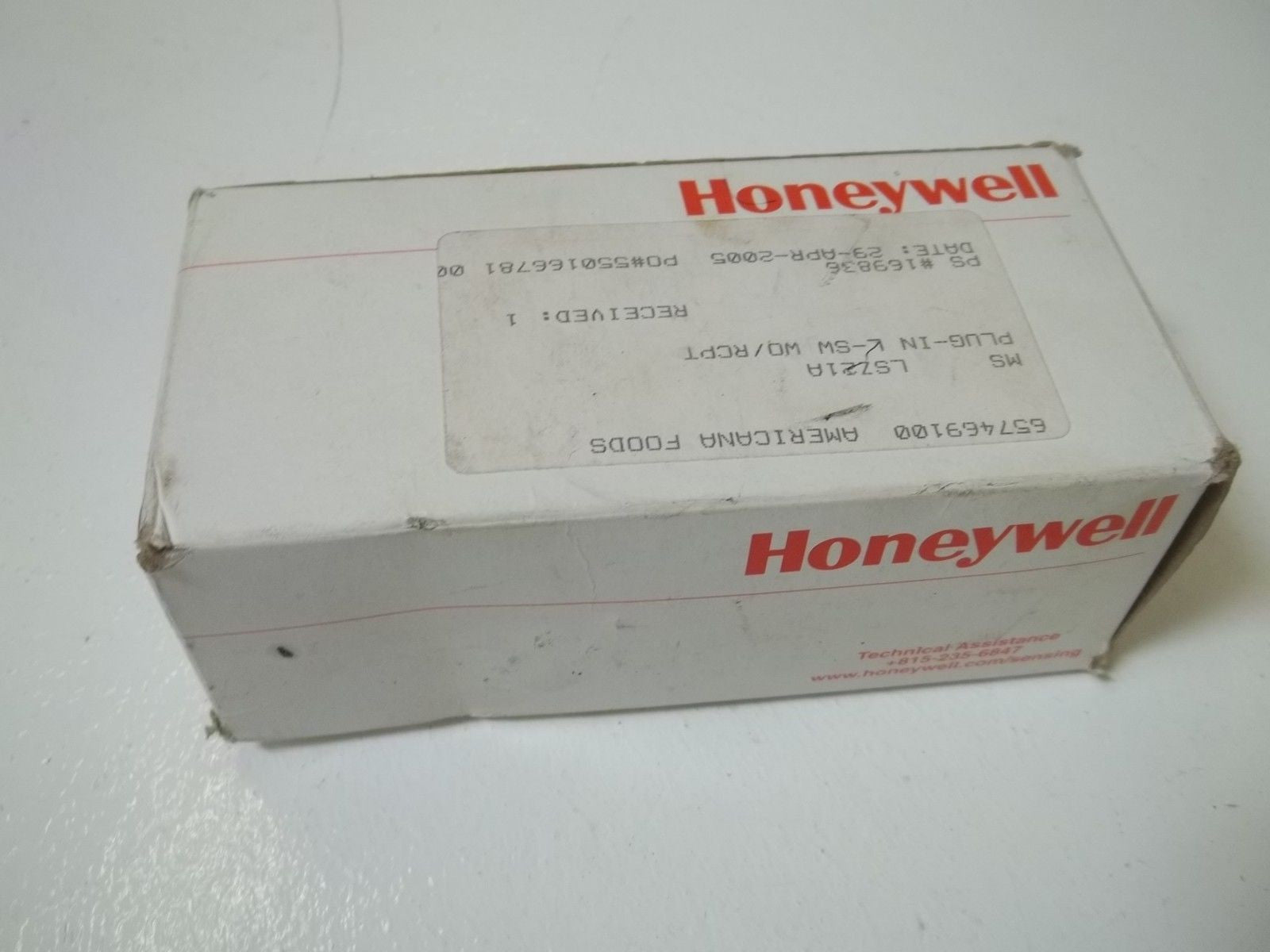 HONEYWELL LSZ21A LIMIT SWITCH *NEW IN BOX*