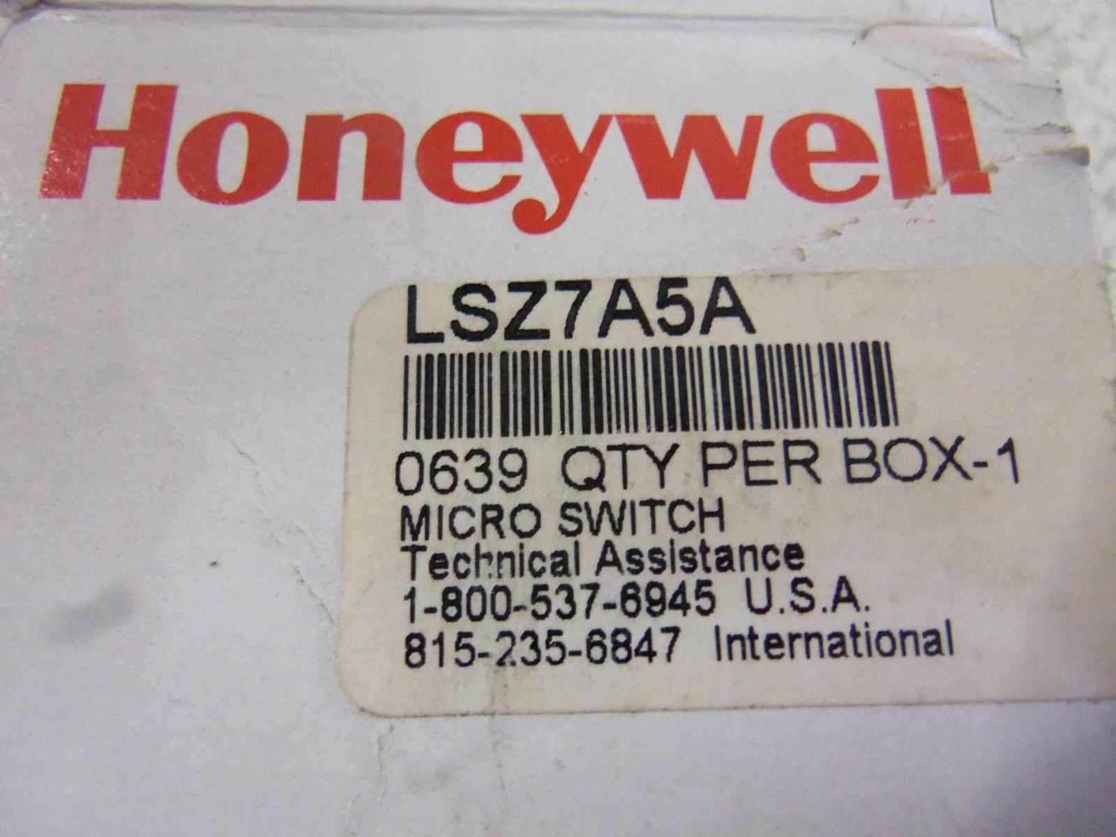 HONEYWELL LSZ7A5A   *NEW*