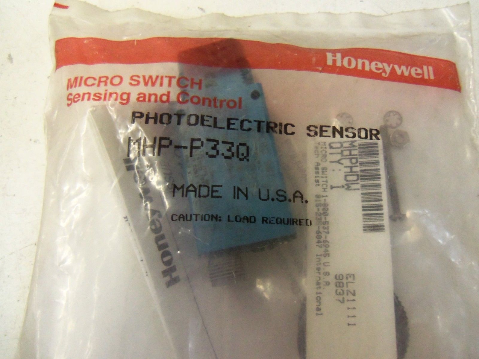 HONEYWELL MHP-P33Q PHOTOELECTRIC SENSOR *NEW NO BOX*