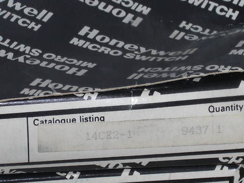 HONEYWELL 14CE2-1 LIMIT SWITCH *NEW IN BOX*