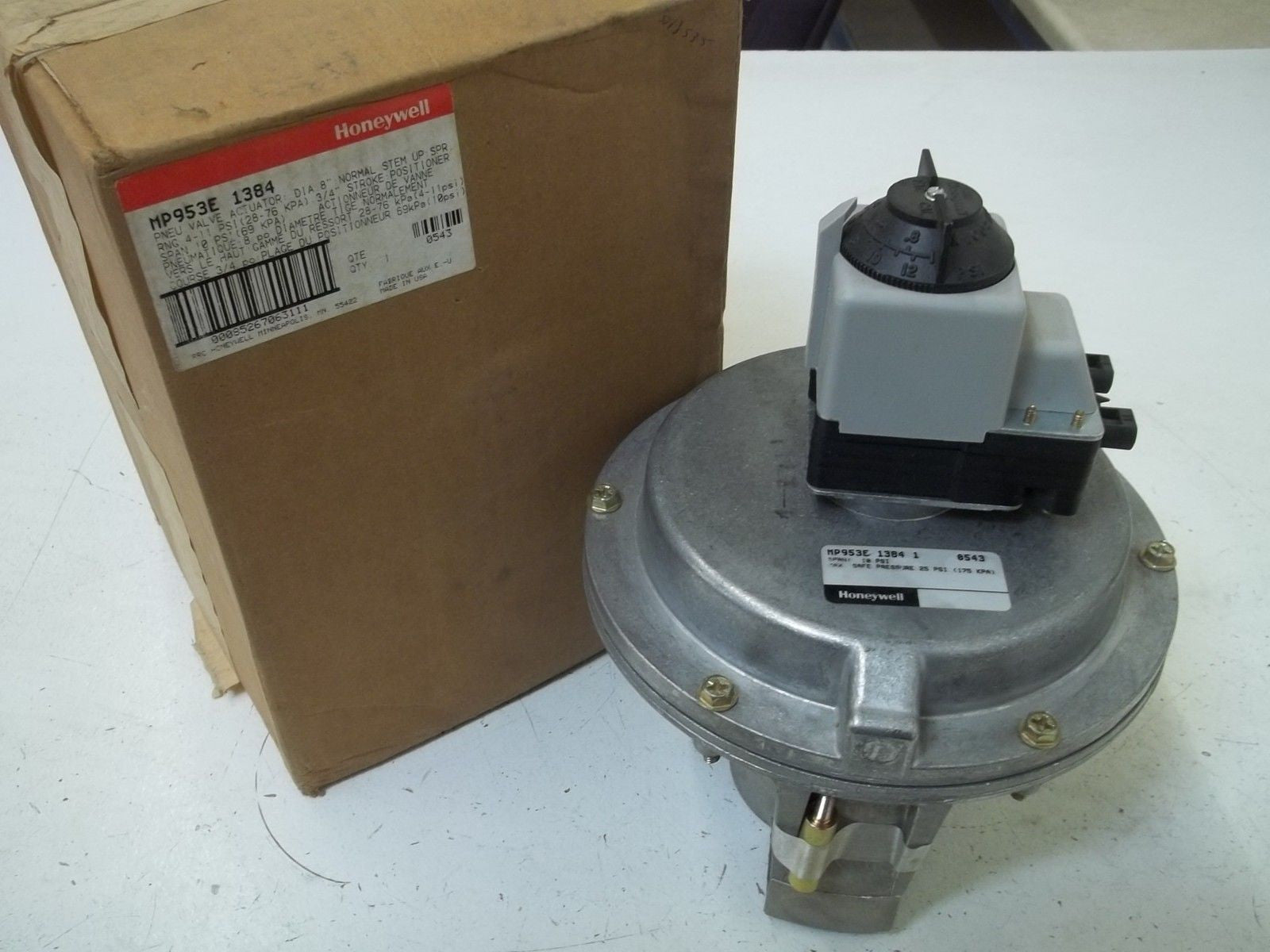 HONEYWELL MP953E13841 PNEUMATIC VALVE ACTUATOR *NEW IN BOX*