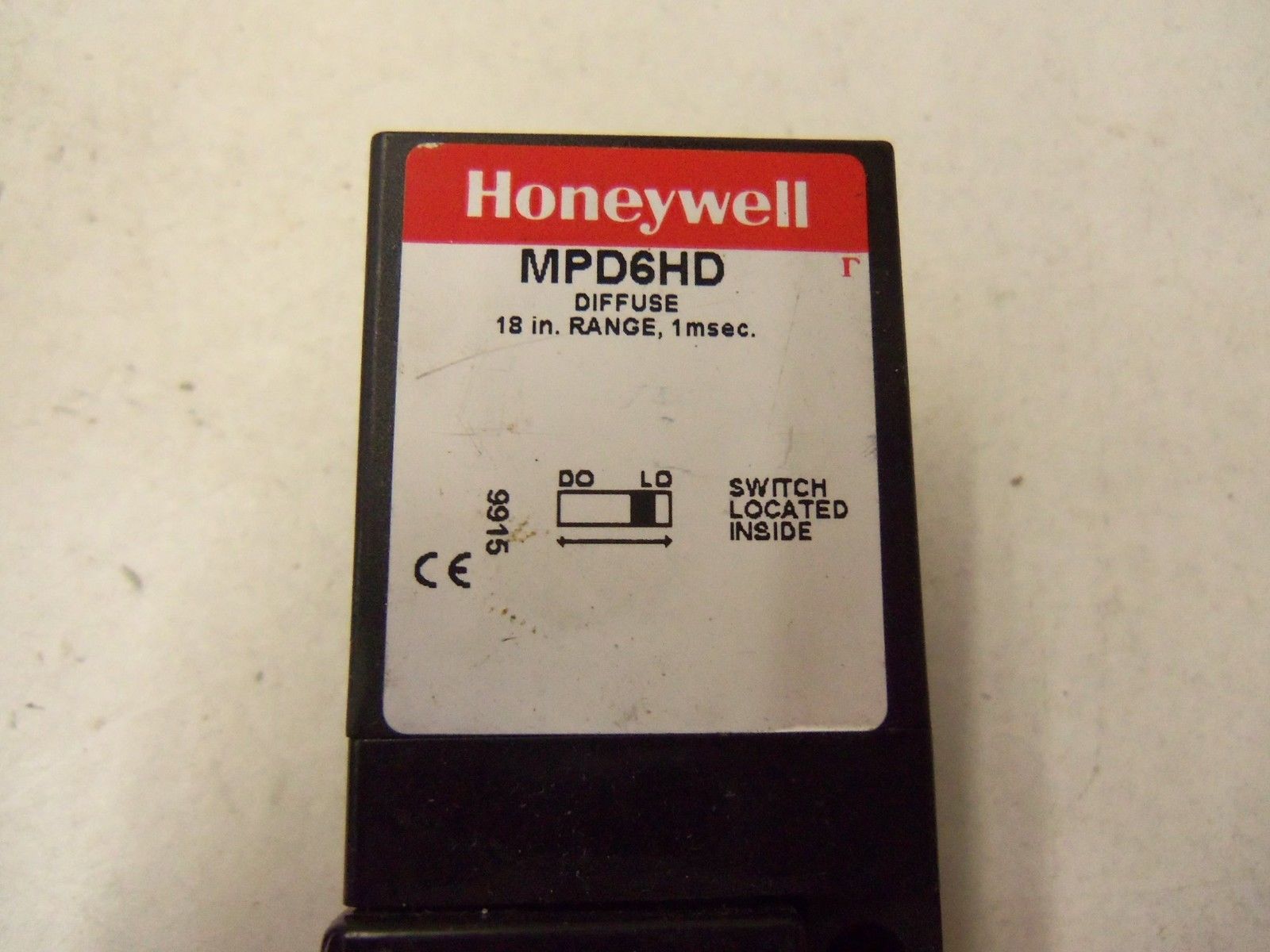 HONEYWELL MPD6HD MICROSWITCH w/ MPV14HD DIFFUSE SENSOR *USED*
