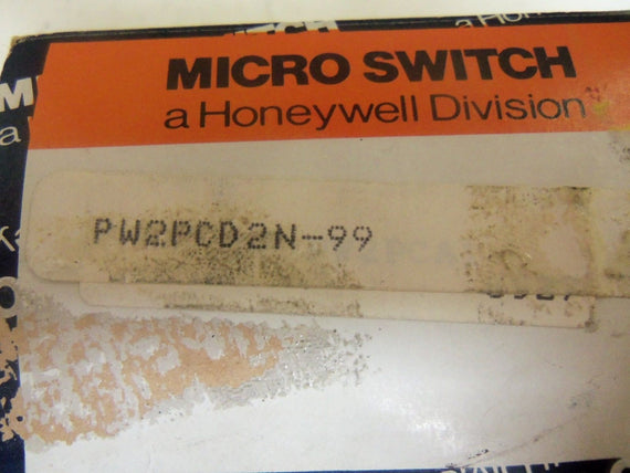 MICRO SWITCH PW2PCD2N-99 *NEW IN BOX*