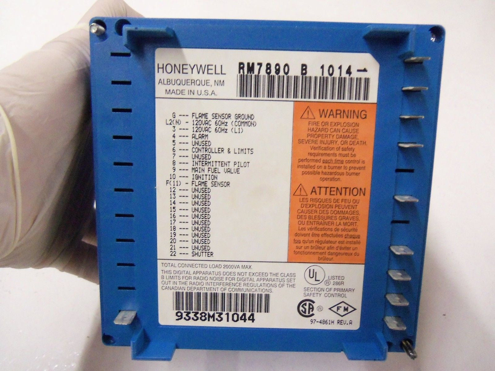 HONEYWELL RM7890 B1014 *NEW IN BOX*