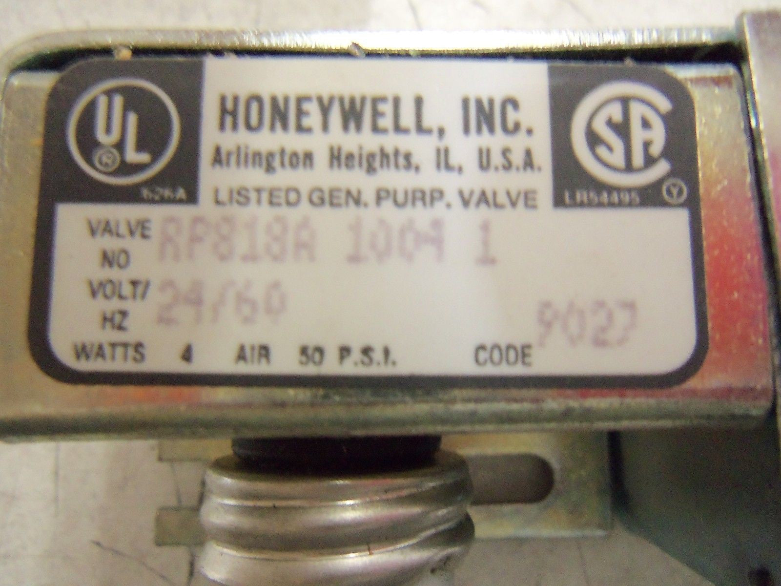 HONEYWELL RP818A 1004 1 *USED*
