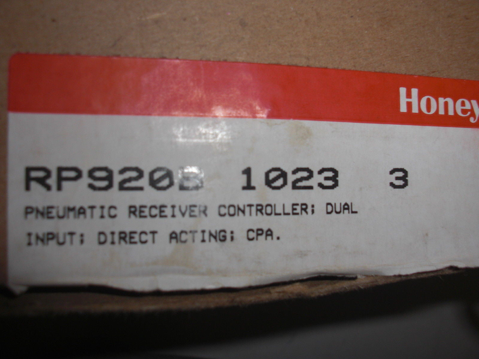 HONEYWELL RP920B 1023 3 *NEW IN BOX*