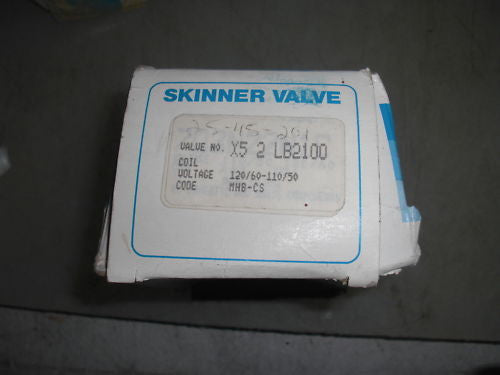 HONEYWELL SKINNER VALVE X52LB2100 SOLENOID VALVE *NEW IN BOX*