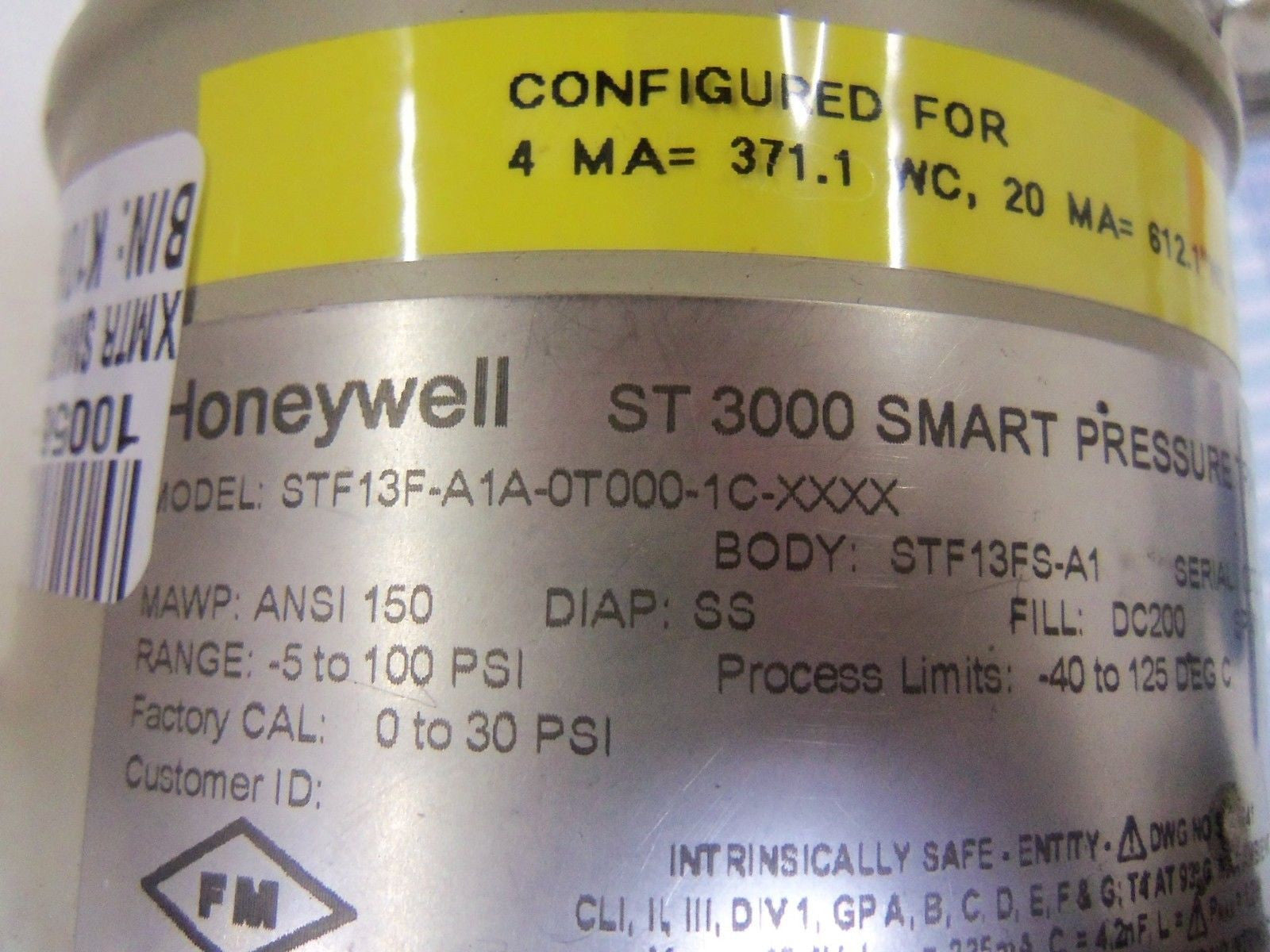 HONEYWELL STF13F-A1A-0T000-1C-XXXX *USED*
