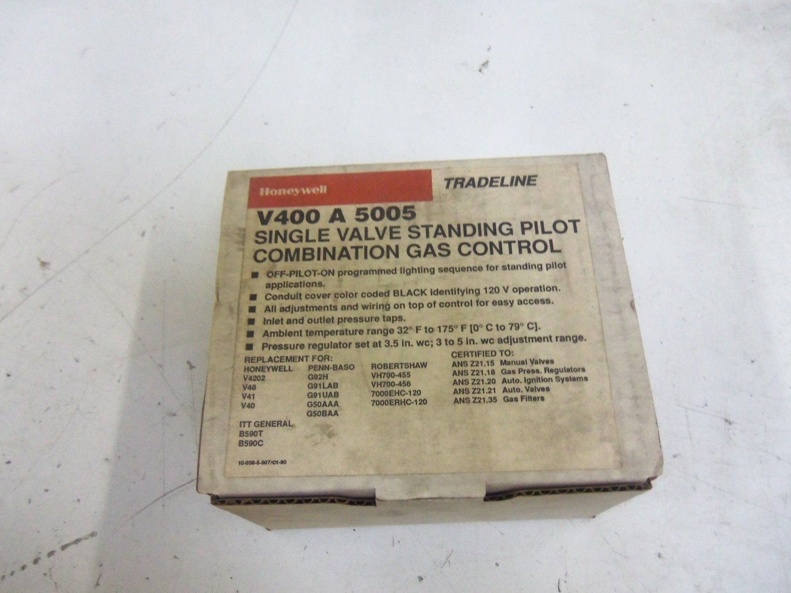 HONEYWELL V400A5005 *NEW IN BOX*