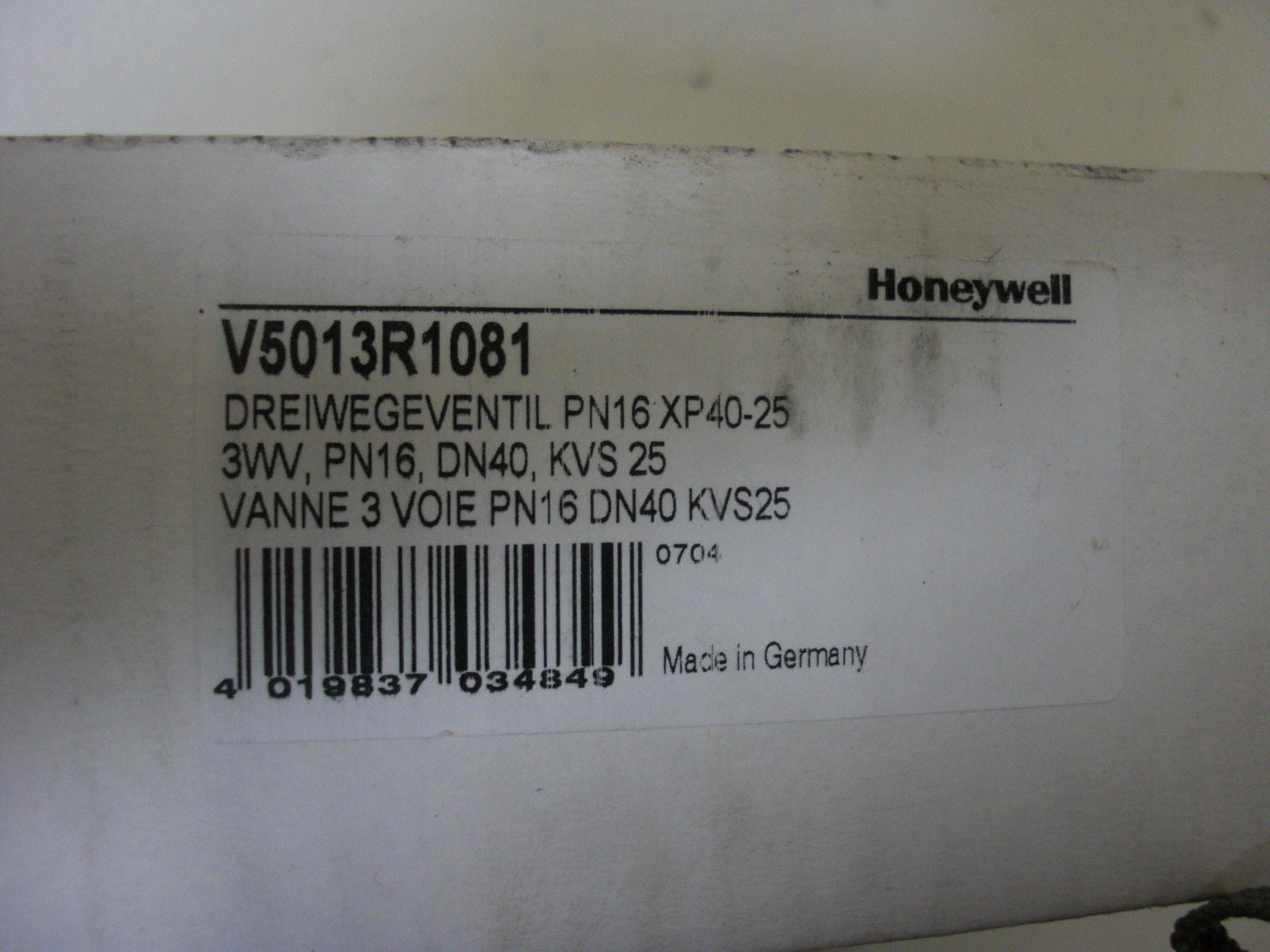 HONEYWELL V5013R1081 *NEW IN BOX*