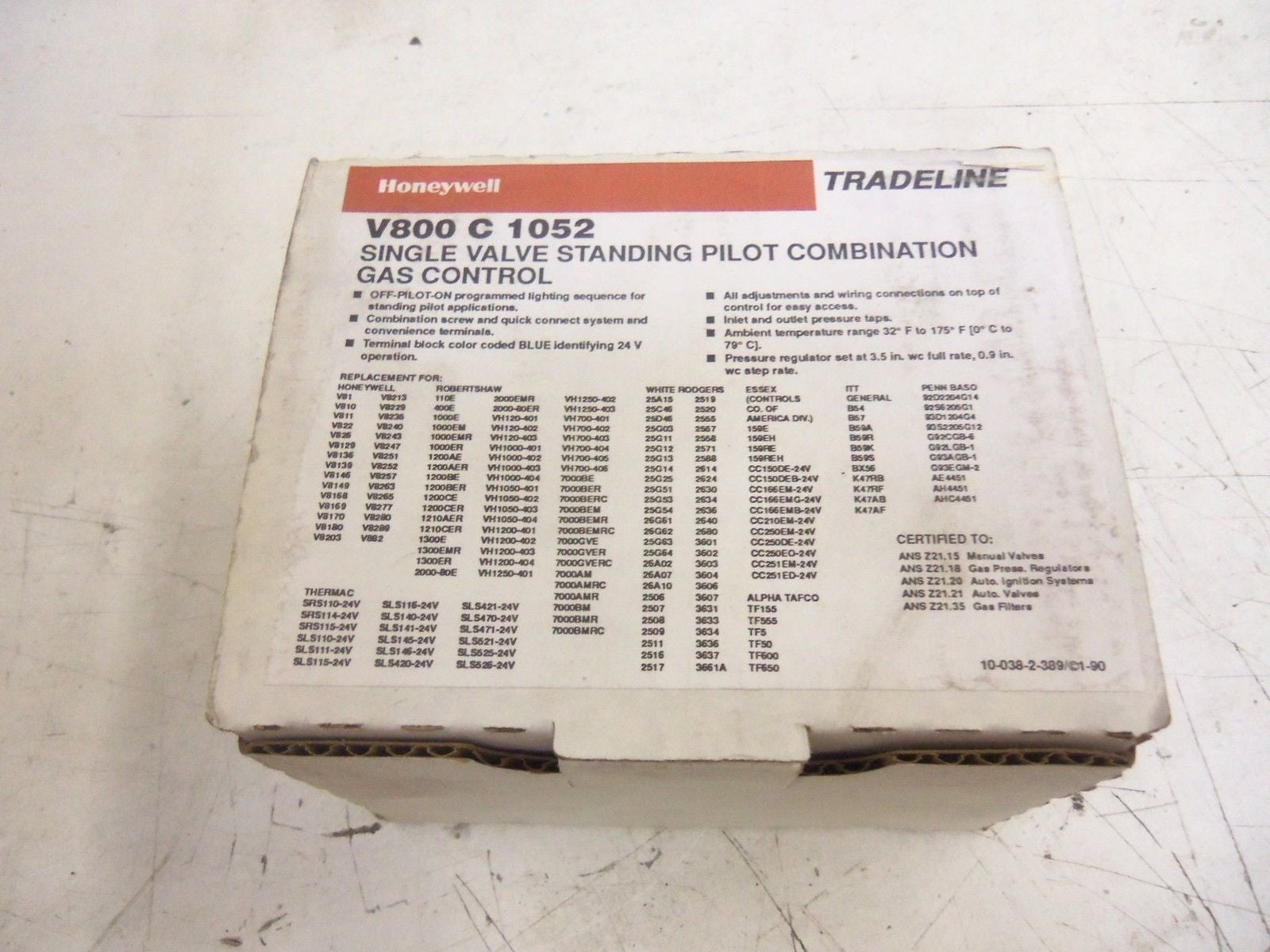 HONEYWELL V800C1052 NSMP