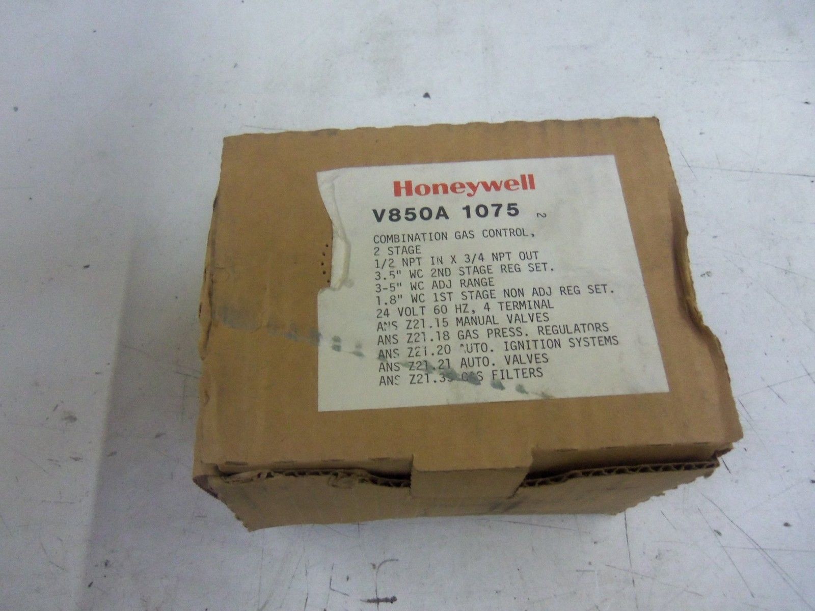 HONEYWELL V850A 1075 *NEW IN BOX*