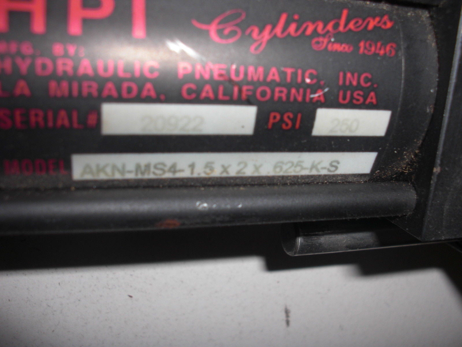 HPI AKN-MS4-1.5X2X.625-KS *USED*