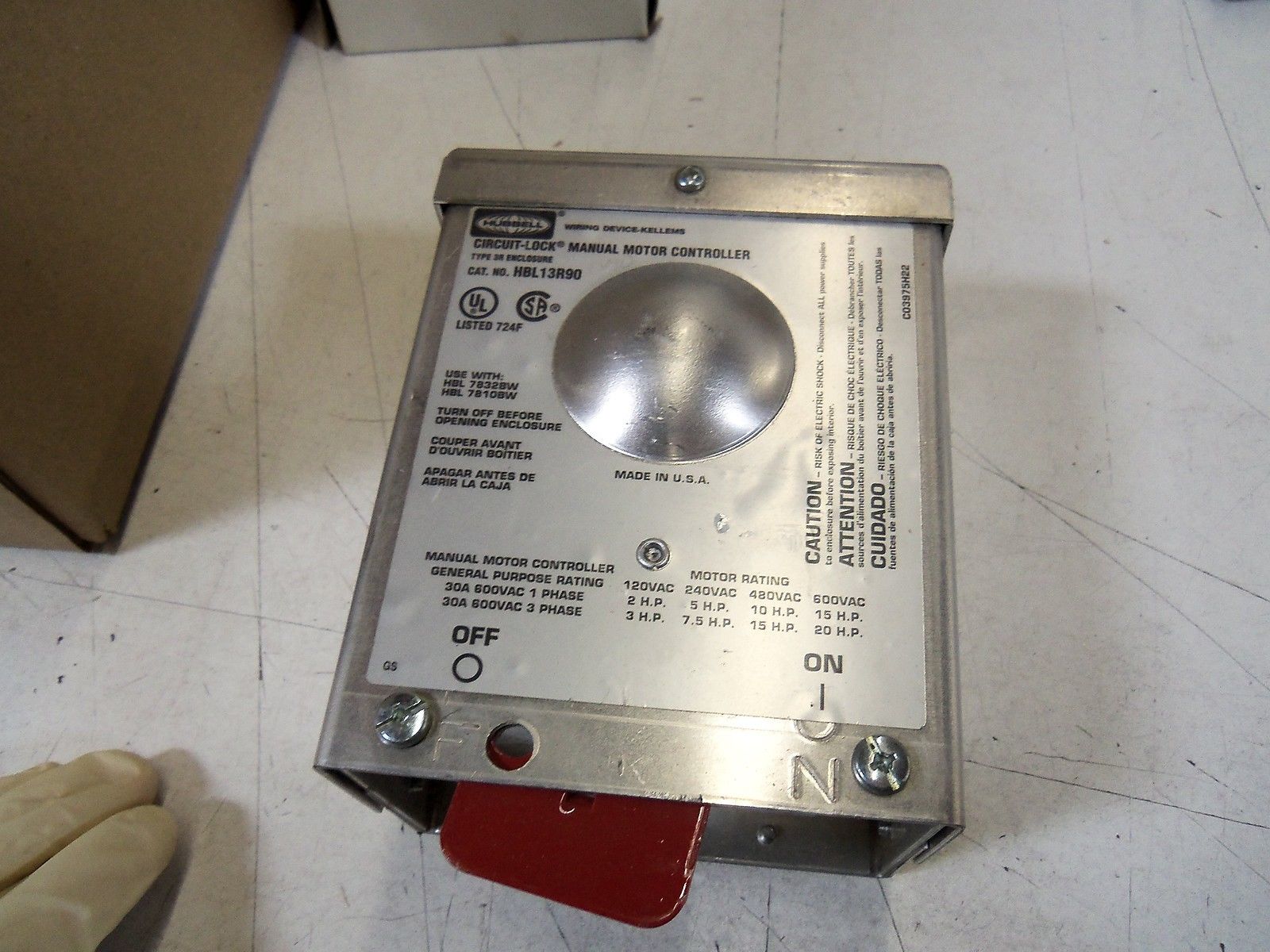 HUBBELL HBL13R90 *USED*