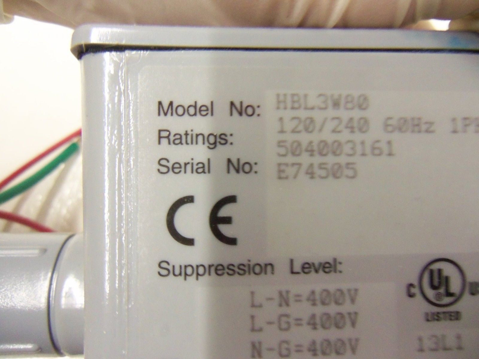 HUBBELL HBL3W80  *USED*