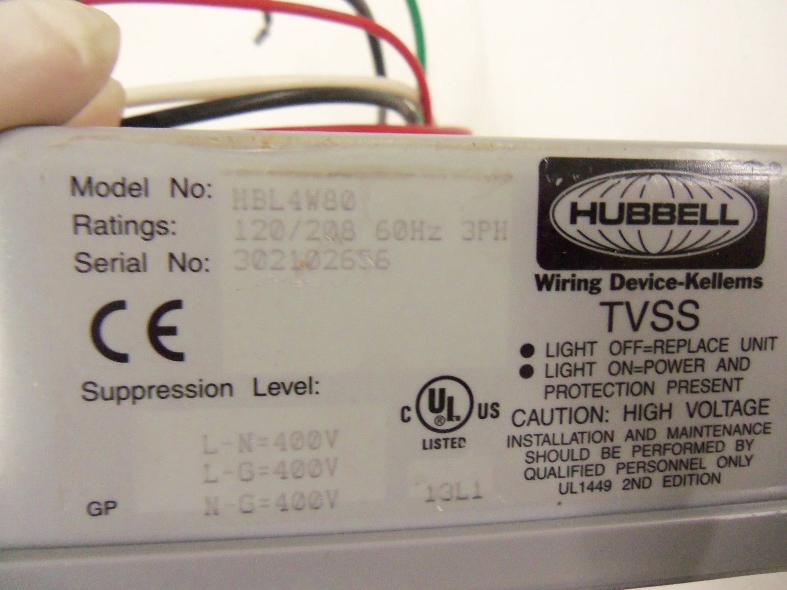 HUBBELL HBL4W80 *USED*