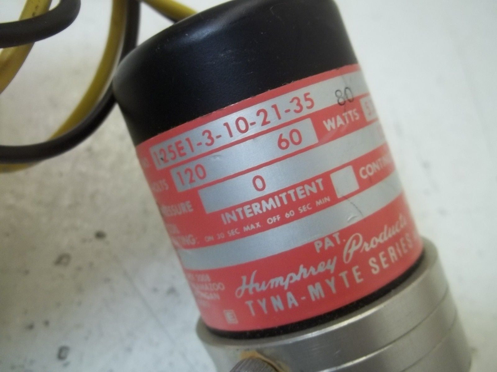 HUMPHREY 125E1-3-10-21-35 GENERAL PURPOSE AIR VALVE *USED*