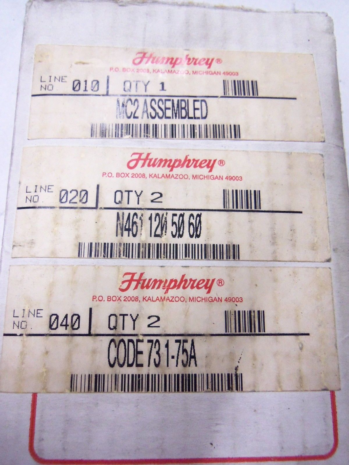 HUMPHREY MC-2 (N461) *NEW IN BOX*