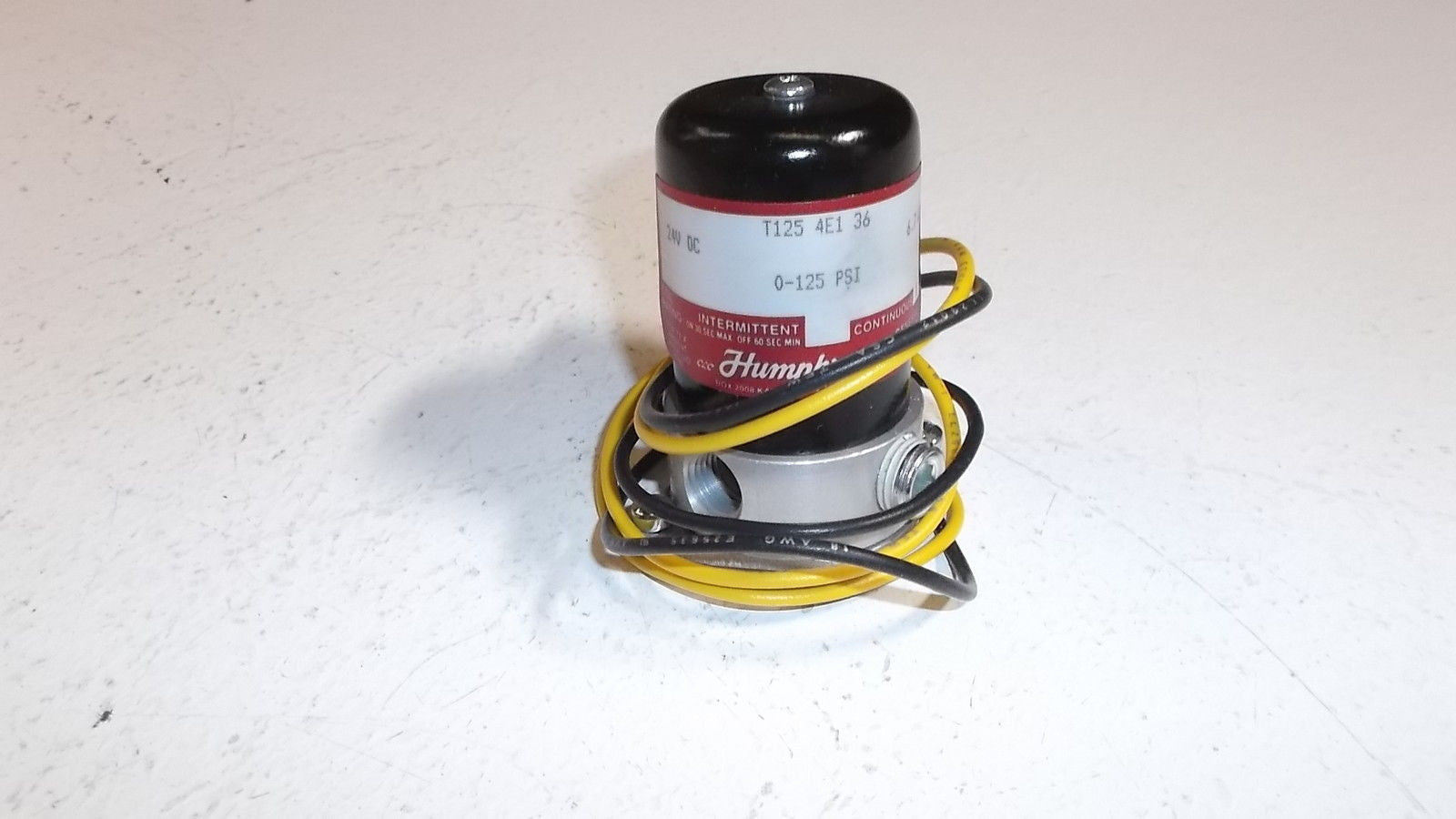 HUMPHREYS SOLENOID VALVE T125E136 *USED*