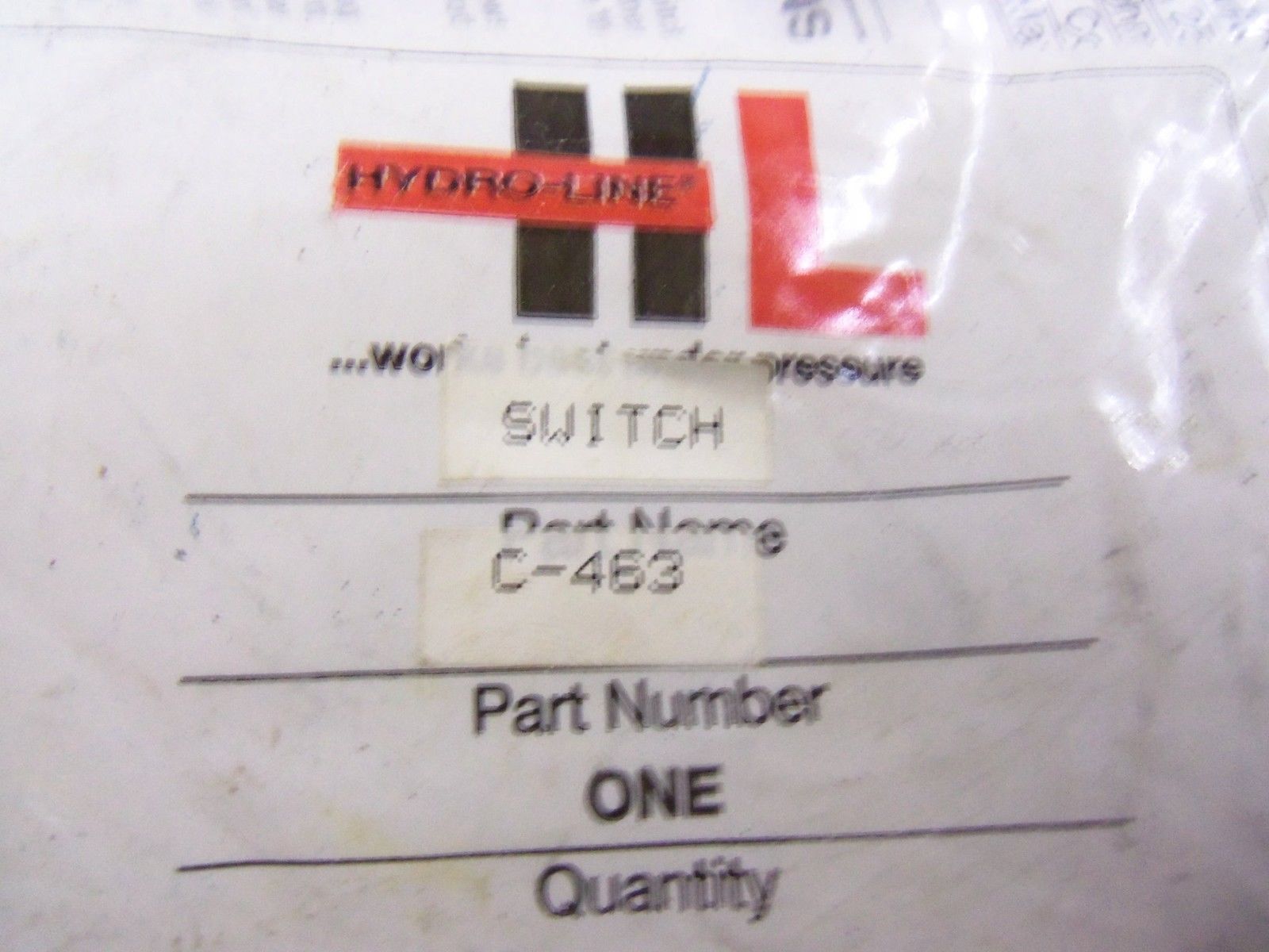HYDRO-LINE C-463 *NEW IN BAG*