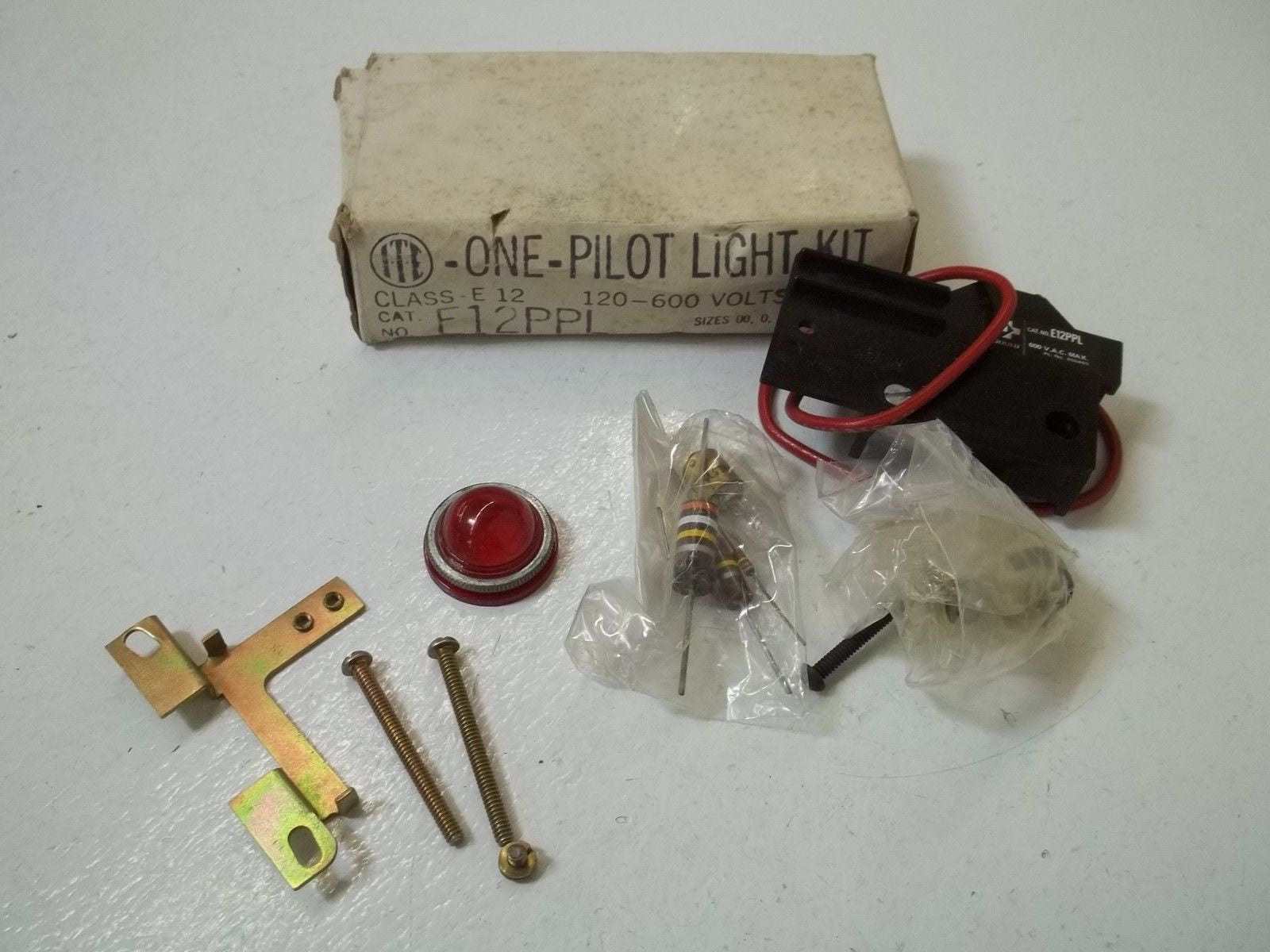 I-T-E E12PPL ONE-PILOT LIGHT KIT CLASS E 12 120-600VOLTS *NEW IN BOX*