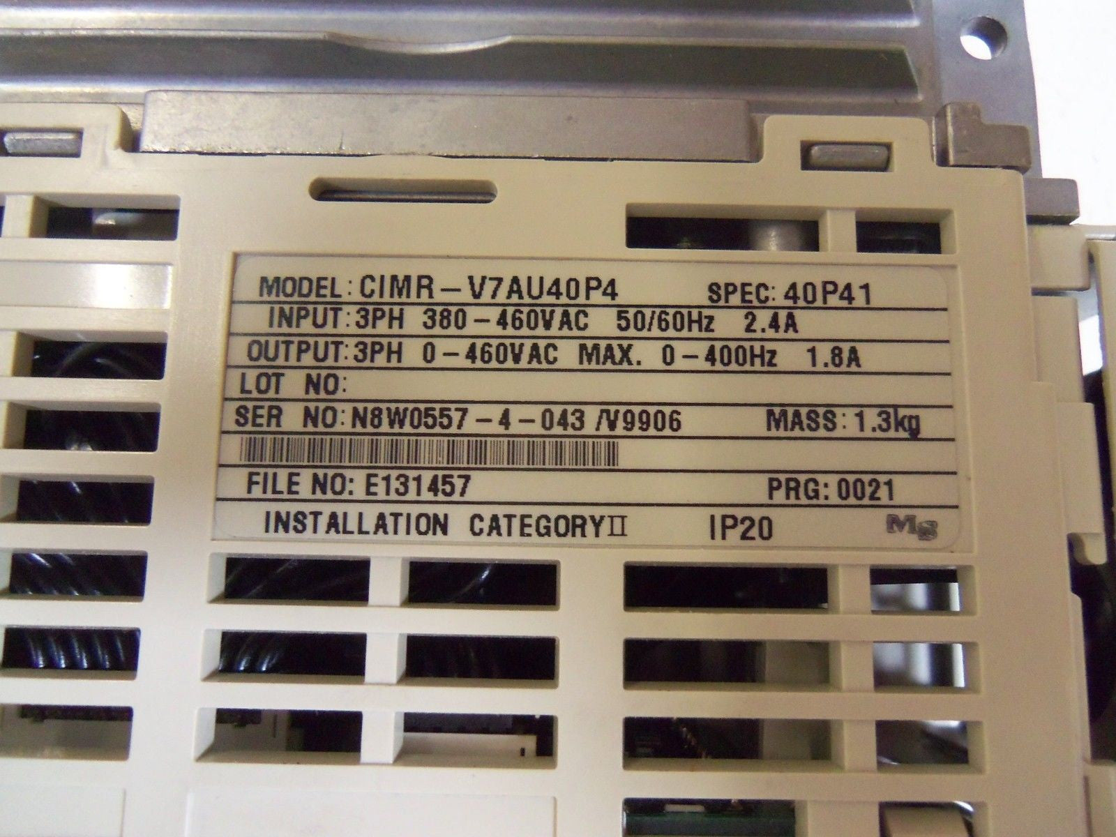 IDM CONTROLS CIMR-V7AU40P4 *NEW IN BOX *
