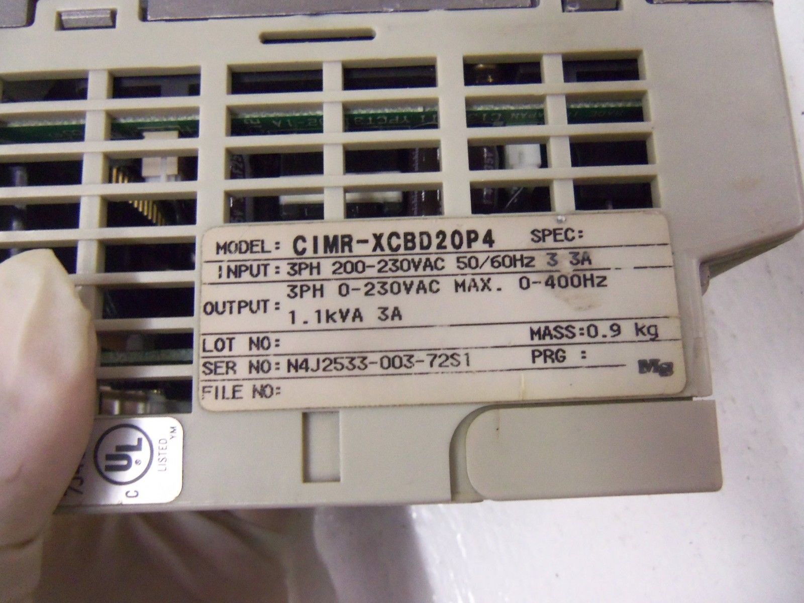 IDM CONTROLS, INC. CIMR-XCBD20P4  *USED*