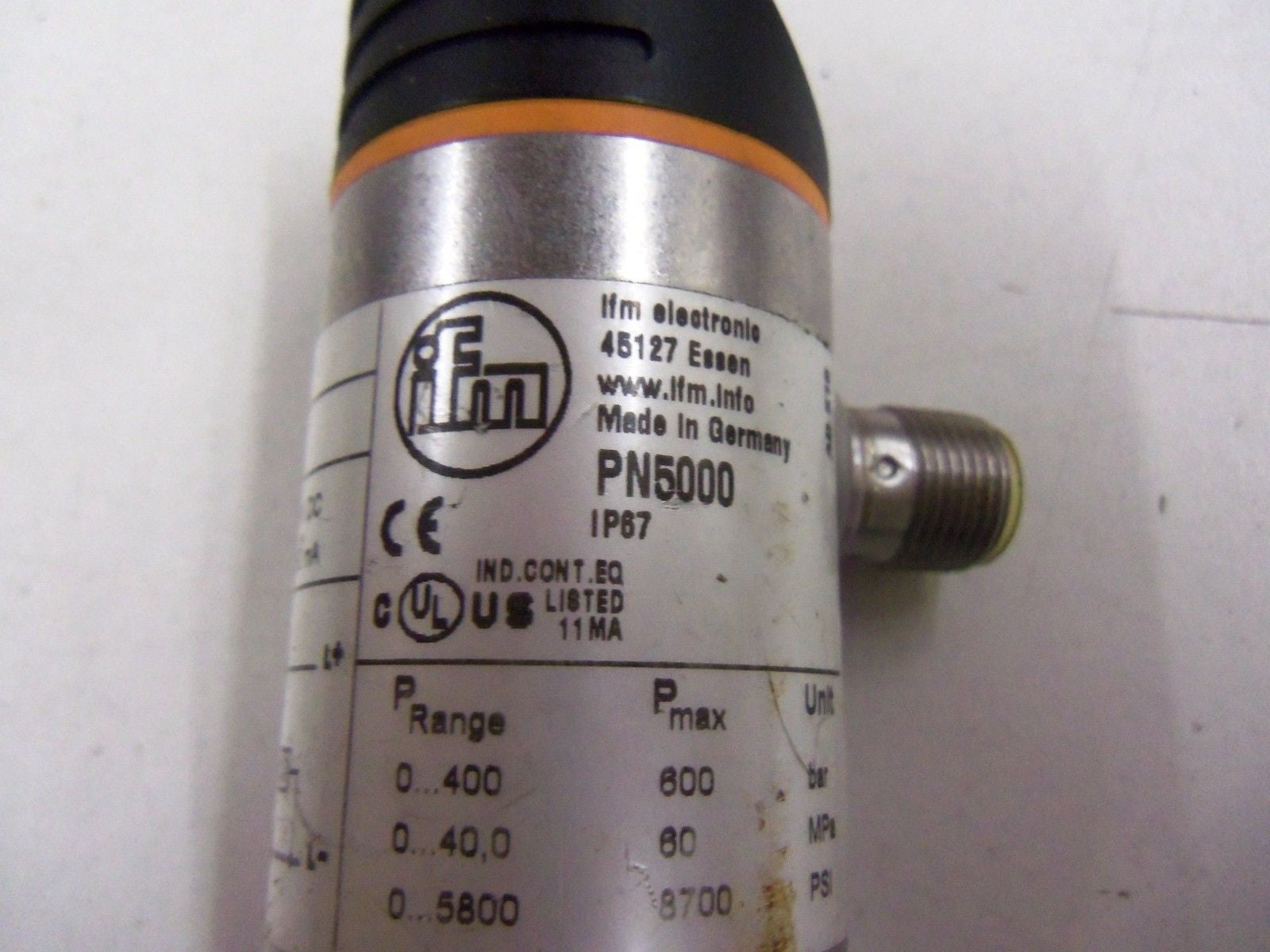 IFM ELECTRIC PN5000 *USED*