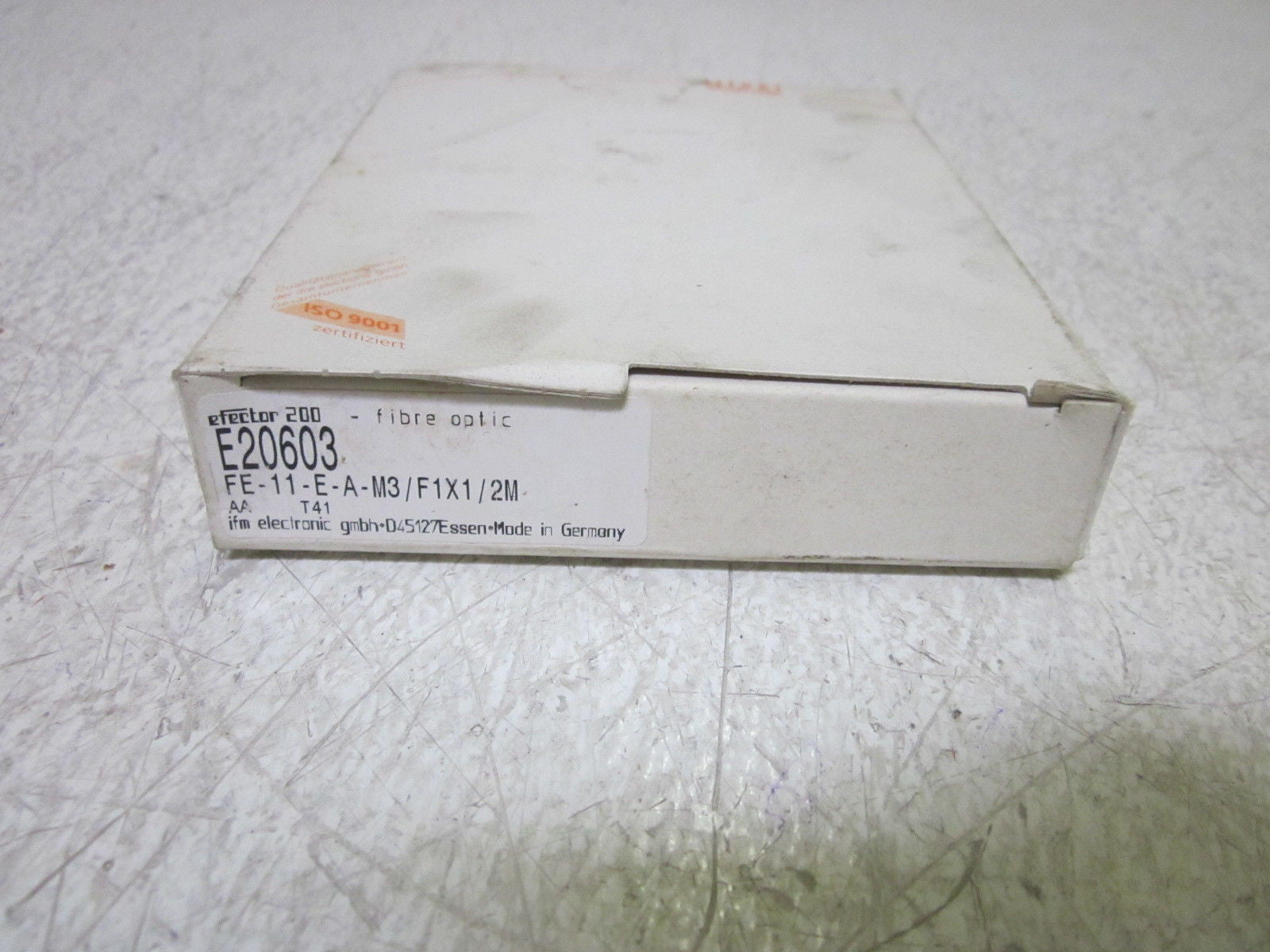 IFM ELECTRONIC E20603 FE-11-E-A-M3/F1X1/2M FIBER-OPTIC *NEW IN BOX*
