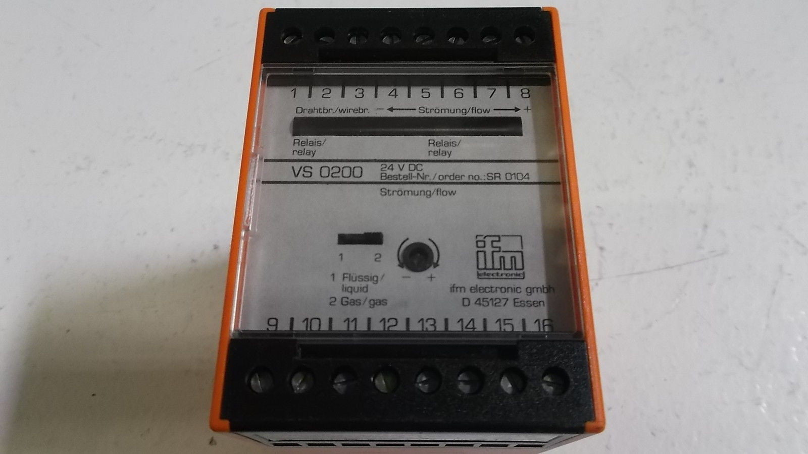 IFM EFECTOR VS0200 SR0401 CONTROL MONITOR *NEW NO BOX*