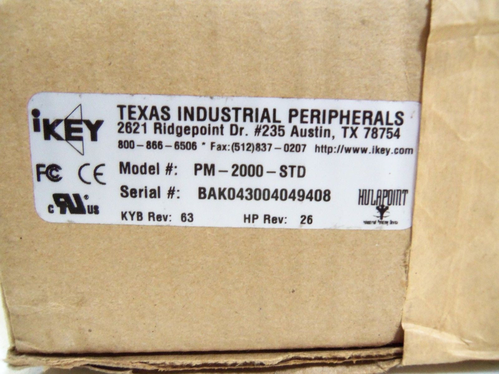 IKEY KEYBOARD PM-2000STD *NEW IN BOX*