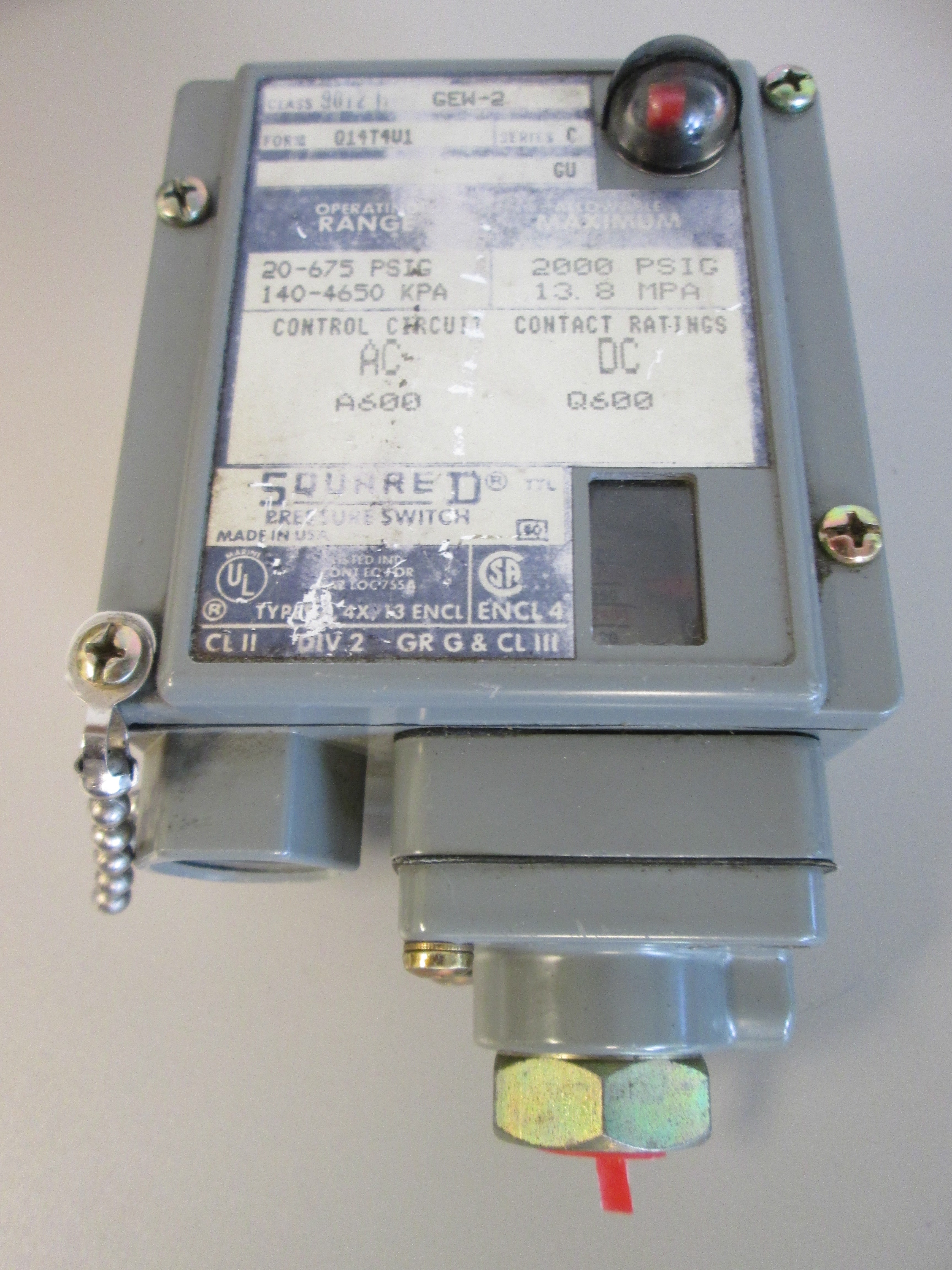 Square D 9012GEW2 NSNP **GENUINE** 9012 GEW 2 Schneider Telemecanique