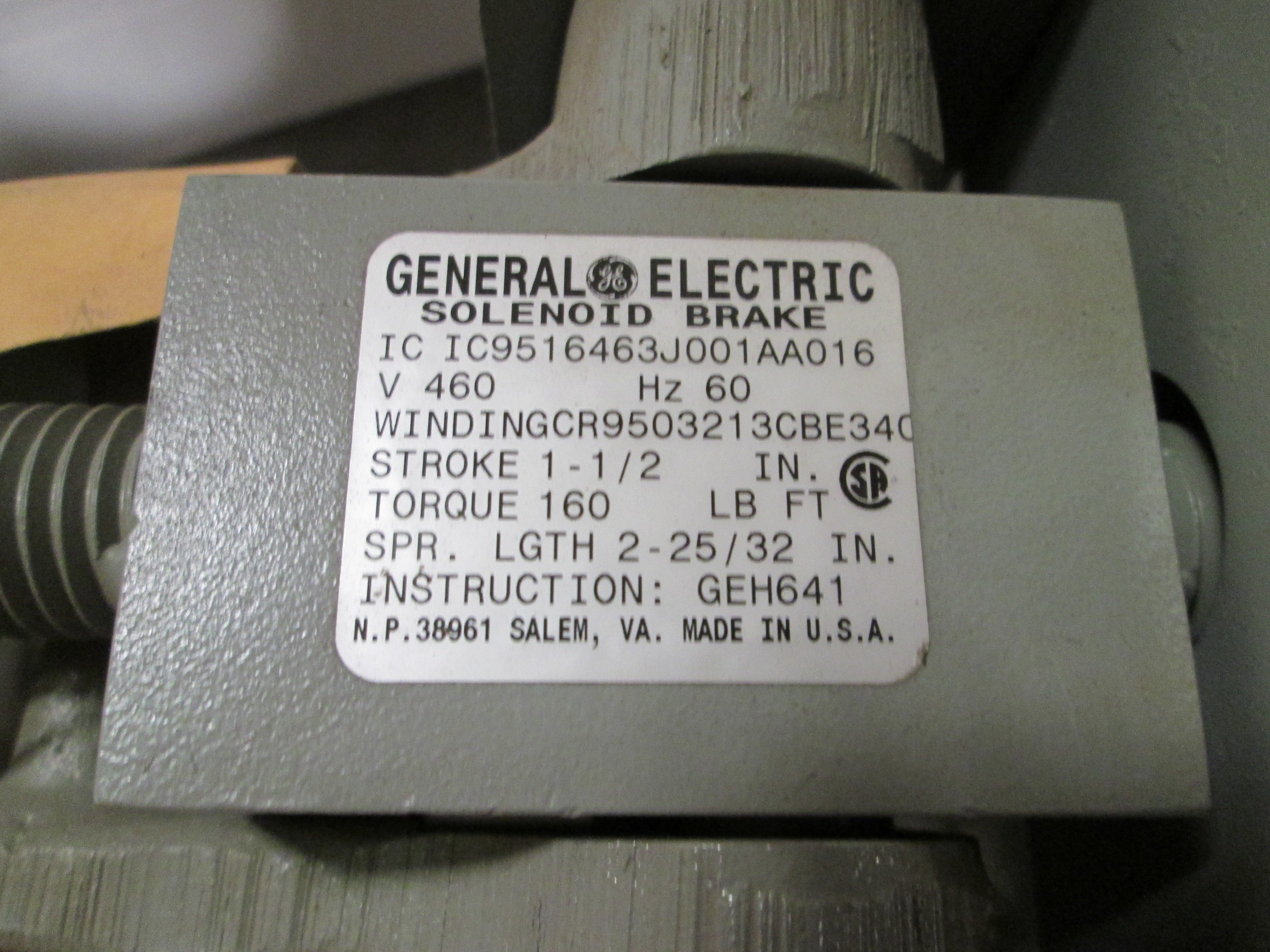 General Electric IC9516463J001AA016 NSNP **GENUINE**