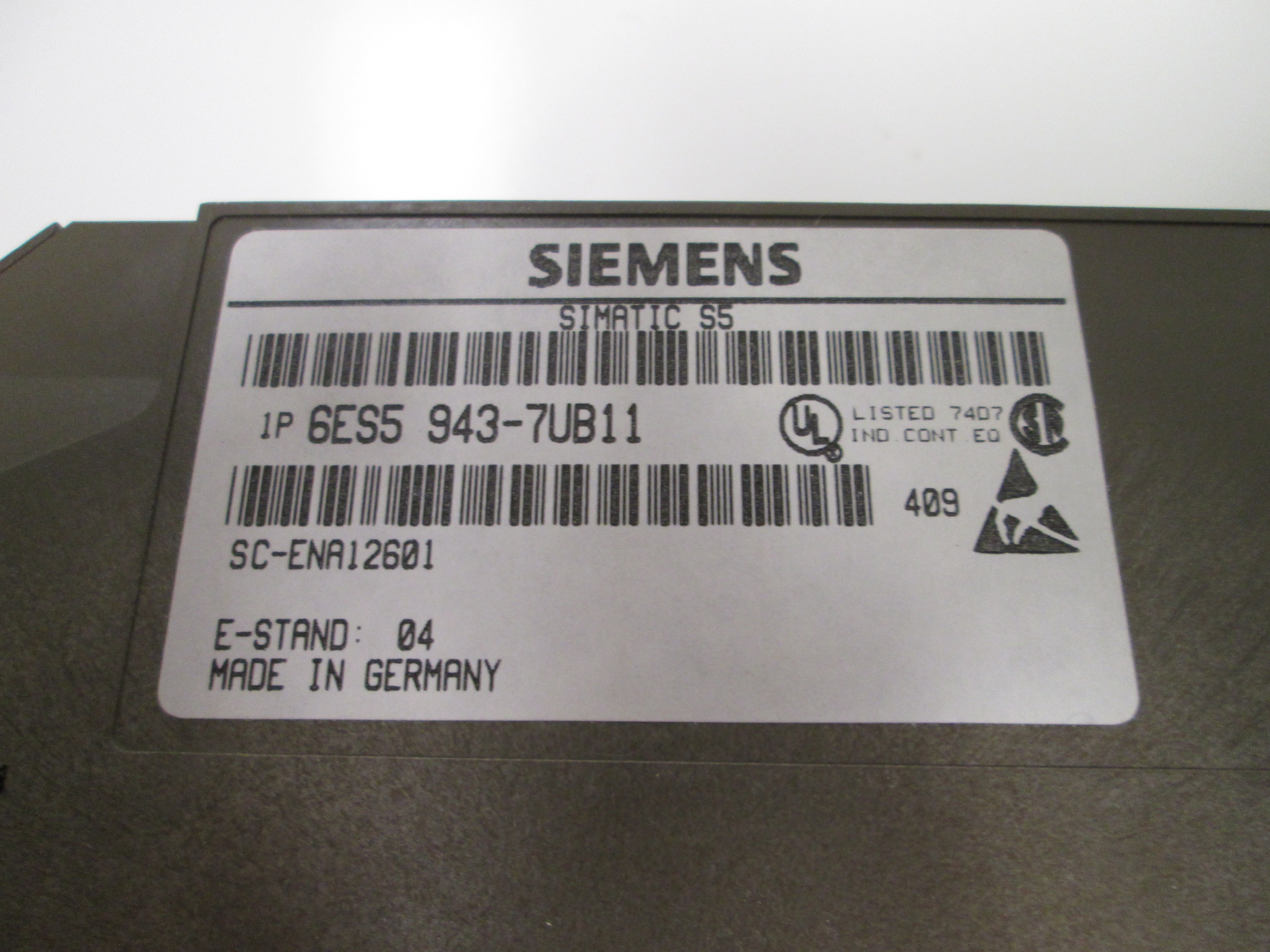 Siemens 6ES59437UB11 NSNP ** GENUINE **  Furnas  6ES5 943 7UB11