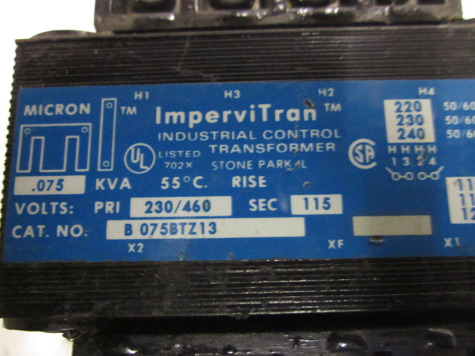 IMPERVITRAN B075BTZ13 *USED*