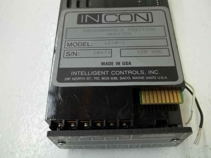 INCON MODEL 120-1 PROGRAMMABLE POSITION MONITOR *USED*