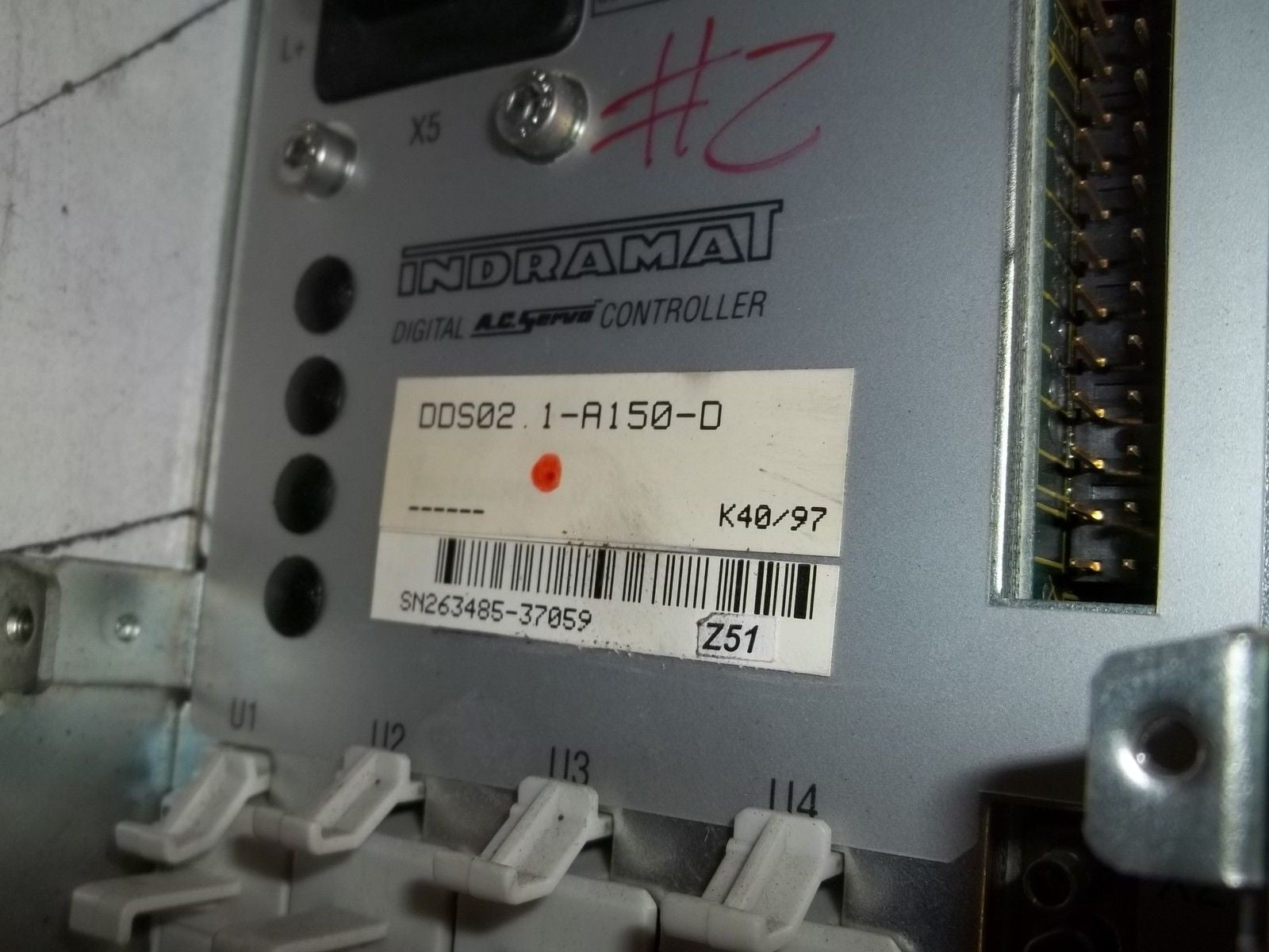 INDRAMAT DIGITAL AC SERVO CONTROLLER DDS02.1-A150-D  *USED*