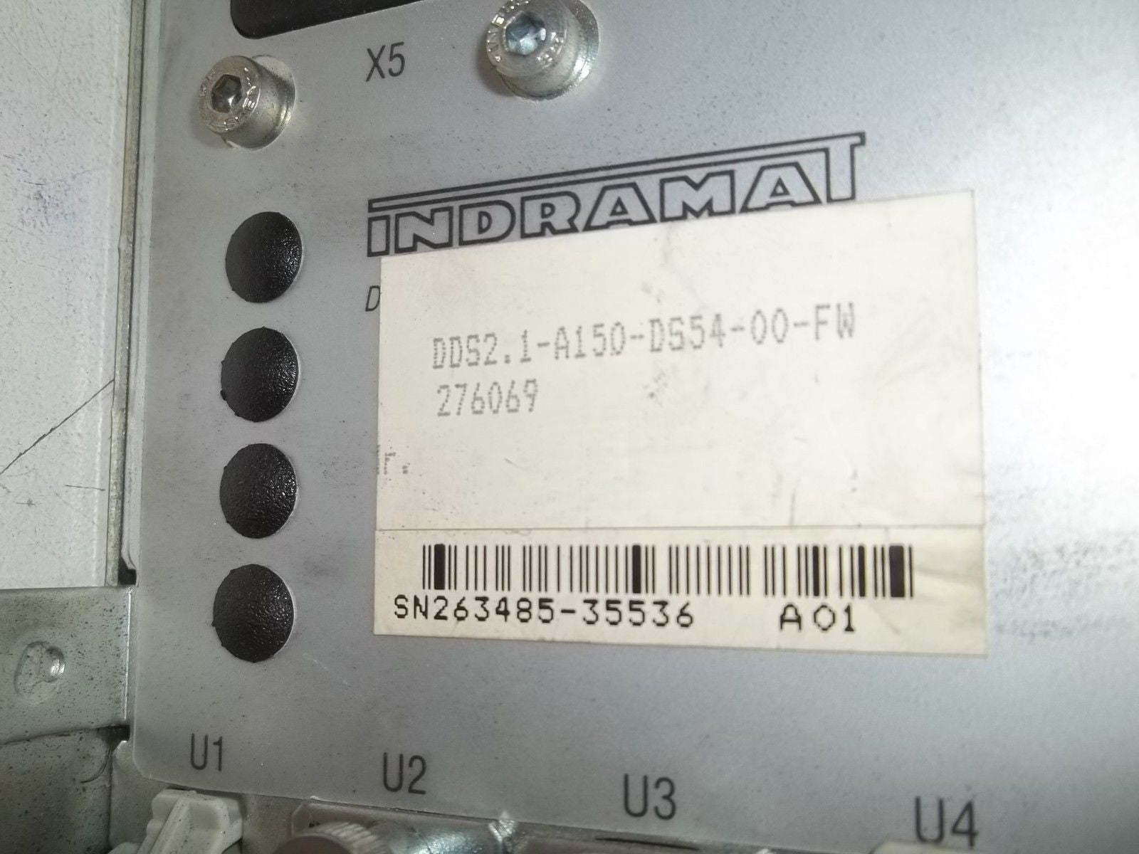 INDRAMAT L AC SERVO CONTROLLER DDS02.1-A150-DS54-00-FW  *USED*