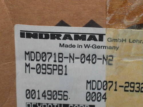 INDRAMAT MDD071B-N-040-N2M-095PB1 MAGNET MOTOR *NEW