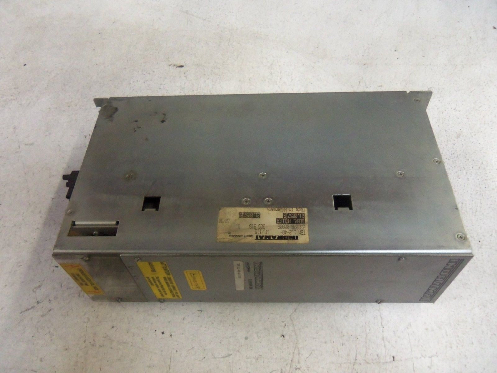 INDRAMAT TBM 1.2-40-W1/115V SERVO BLEEDER DRIVE *USED*