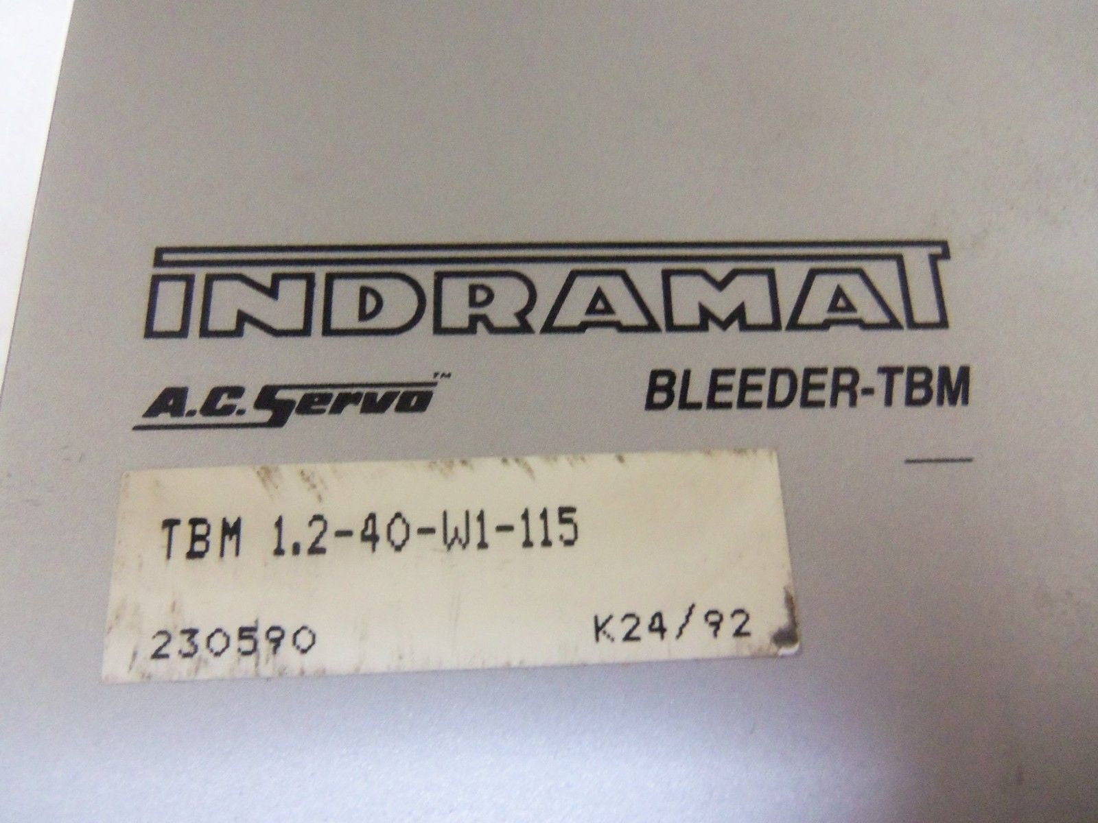 INDRAMAT TBM 1.2-40-W1-115 *NEW NO BOX*