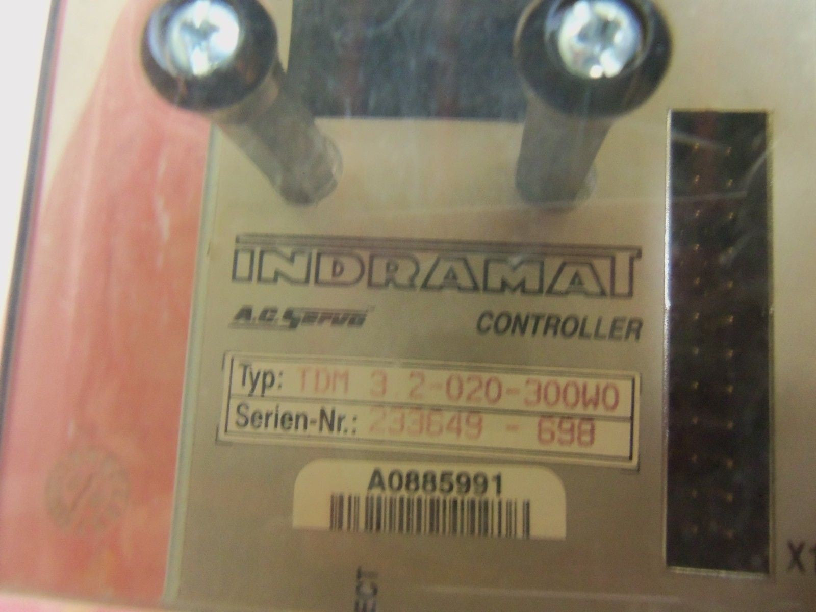 INDRAMAT TDM 3.2-020-300W0  AS PICTURED *USED*