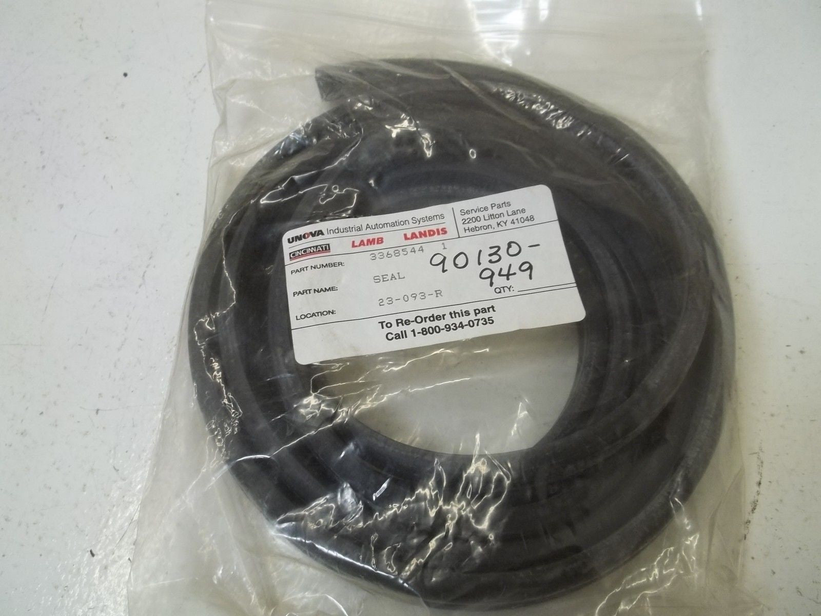 INDUSTRIAL AUTOMATION SYSTEMS 33685441 SEAL *NEW IN A FACTORY BAG*