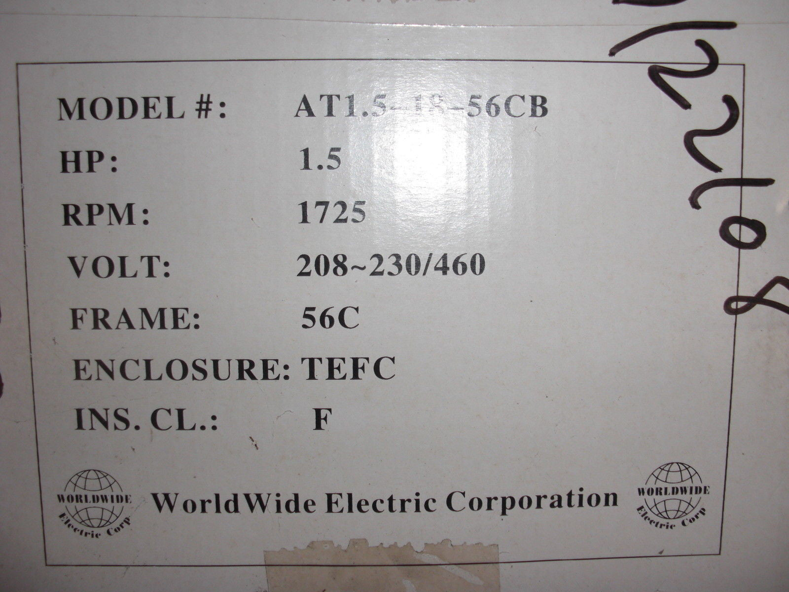INDUSTRIAL DUTY AT1.5-18-56CB *NEW IN BOX*