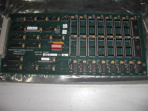 INDUSTRIAL DYNAMICS 22289 MEMORY CARD *NEW NO BOX*