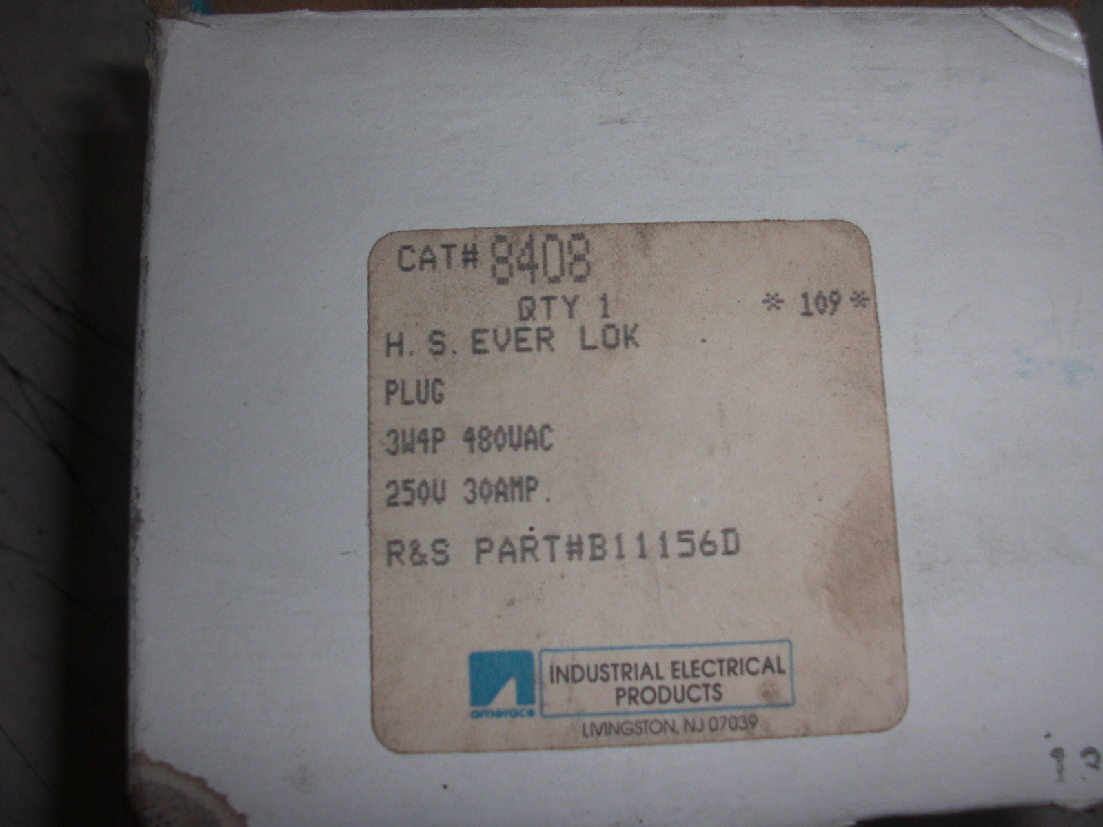 INDUSTRIAL ELECTRICAL 8408 *NEW*
