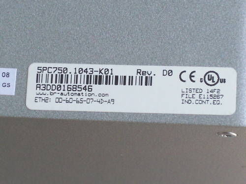 INFIMATIC 5P62:INF-NC200-04 5PC750.1043-K01 PRODUCTIVITY PENDANT*FACTORY SEALED*