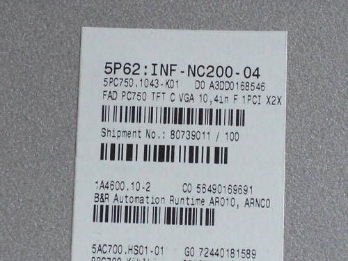 INFIMATIC 5P62:INF-NC200-04 5PC750.1043-K01 PRODUCTIVITY PENDANT*FACTORY SEALED*