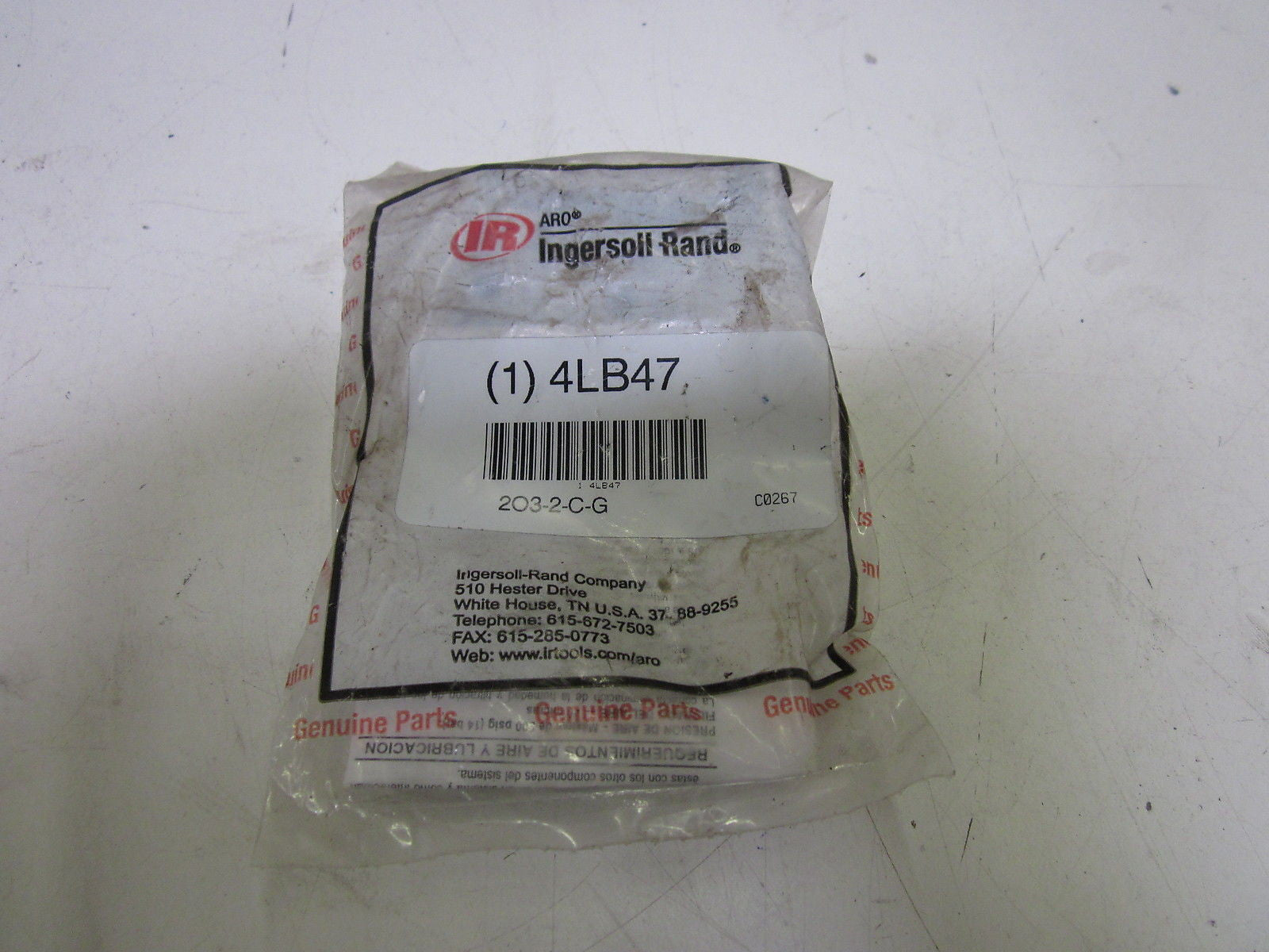 INGERSOLL RAND 4LB47 *NEW IN A FACTORY BAG*