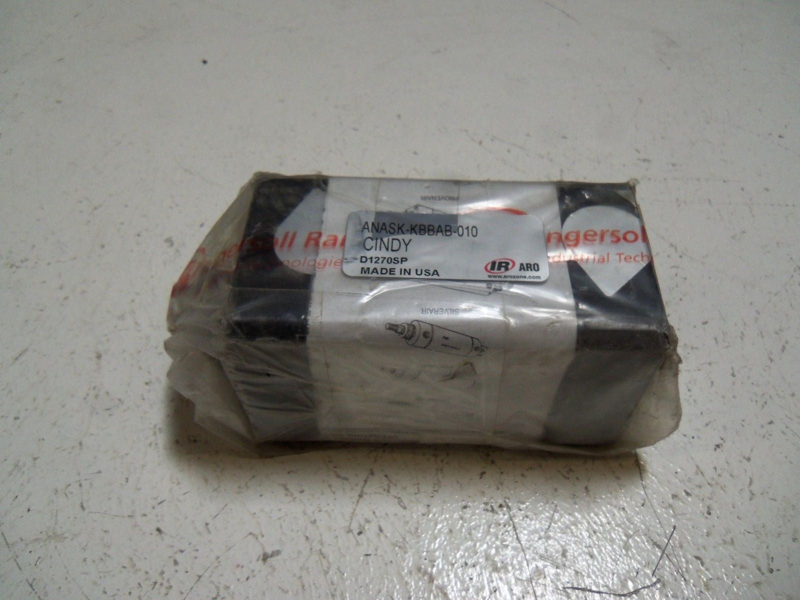 INGERSOLL RAND ANASK-KBBAB-010 PNEUMATIC CYLINDER *NEW NO BOX*